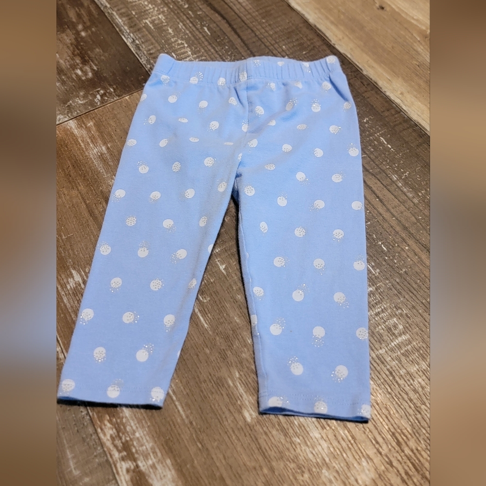 GAP Kids Blue Polka Dot Leggings